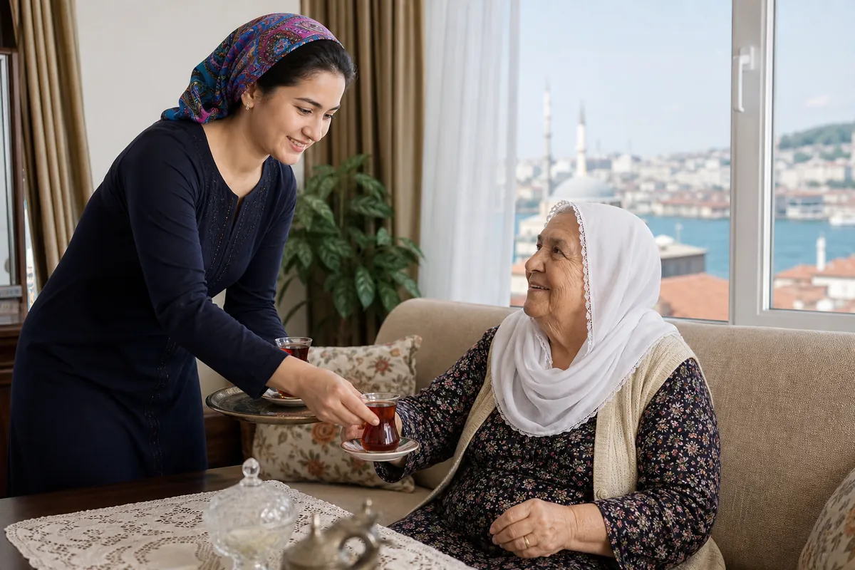 yabancı yatılı bakıcı